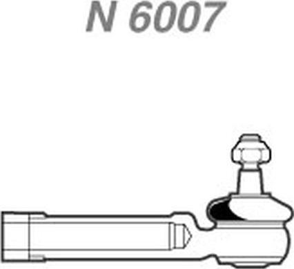 NAKATA N 6007 - Накрайник на напречна кормилна щанга vvparts.bg