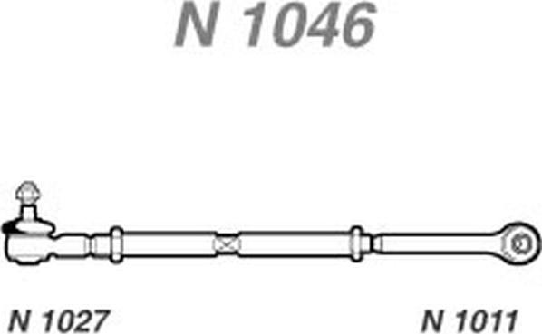 NAKATA N 1046 - Напречна кормилна щанга vvparts.bg