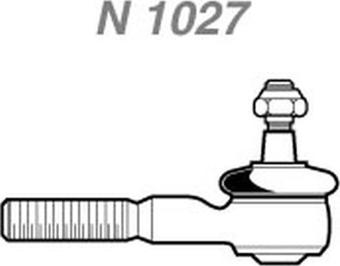 NAKATA N 1027 - Накрайник на напречна кормилна щанга vvparts.bg