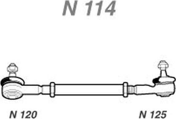 NAKATA N 114 - Напречна кормилна щанга vvparts.bg