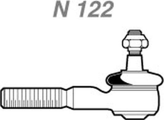 NAKATA N 122 - Накрайник на напречна кормилна щанга vvparts.bg