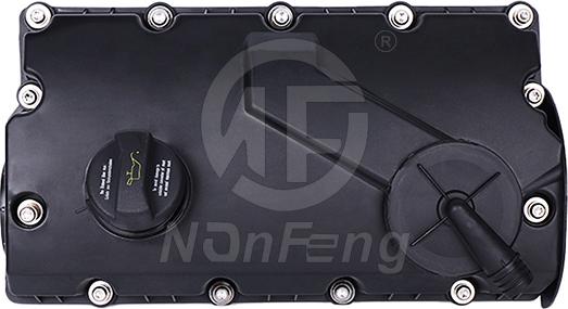 NANFENG NF0040205 - Капак на клапаните (на цилиндровата глава) vvparts.bg