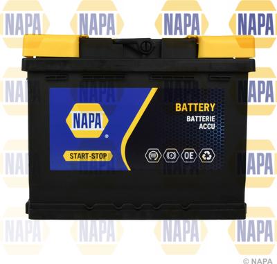 NAPA AGM027N - Стартов акумулатор vvparts.bg