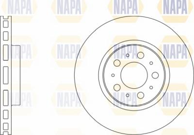 NAPA NBD5490 - Спирачен диск vvparts.bg
