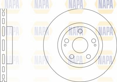 NAPA NBD5441 - Спирачен диск vvparts.bg