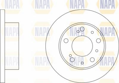 NAPA NBD5454 - Спирачен диск vvparts.bg