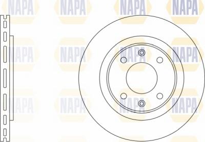 NAPA NBD5466 - Спирачен диск vvparts.bg