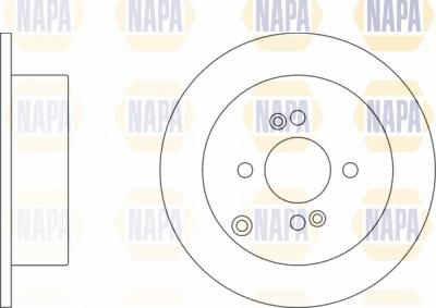 NAPA NBD5462 - Спирачен диск vvparts.bg