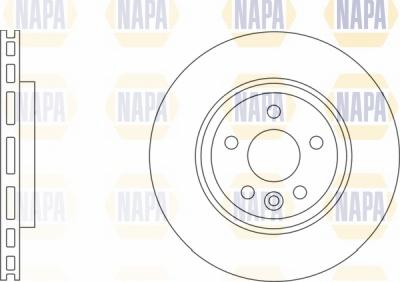 NAPA NBD5438 - Спирачен диск vvparts.bg