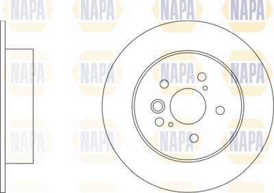 NAPA NBD5476 - Спирачен диск vvparts.bg