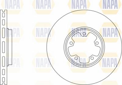 NAPA NBD5559 - Спирачен диск vvparts.bg