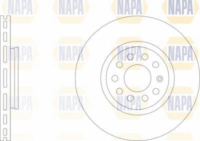 NAPA NBD5504 - Спирачен диск vvparts.bg