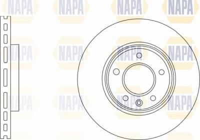 NAPA NBD5508 - Спирачен диск vvparts.bg