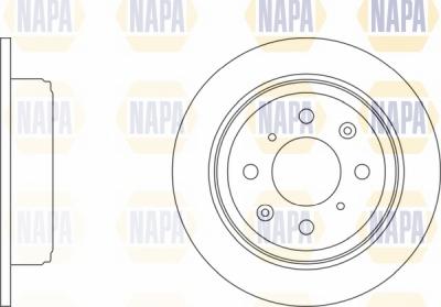 NAPA NBD5585 - Спирачен диск vvparts.bg