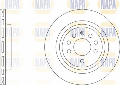 NAPA NBD5586 - Спирачен диск vvparts.bg