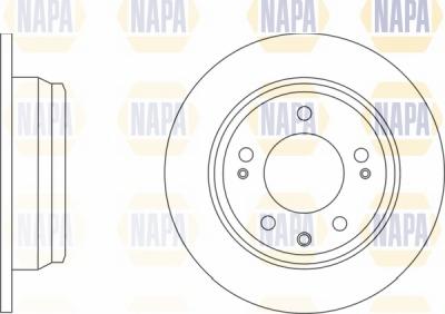 NAPA NBD5520 - Спирачен диск vvparts.bg