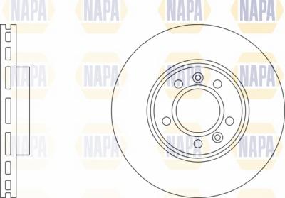 NAPA NBD5521 - Спирачен диск vvparts.bg