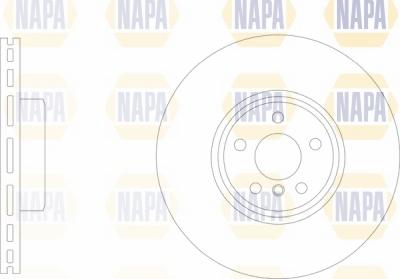 NAPA NBD5694 - Спирачен диск vvparts.bg