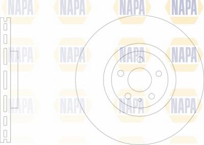 NAPA NBD5695 - Спирачен диск vvparts.bg