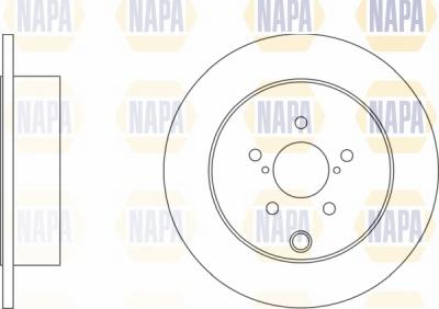NAPA NBD5653 - Спирачен диск vvparts.bg