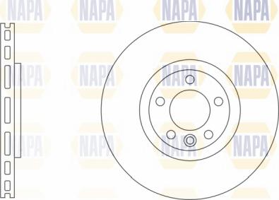 NAPA NBD5664 - Спирачен диск vvparts.bg