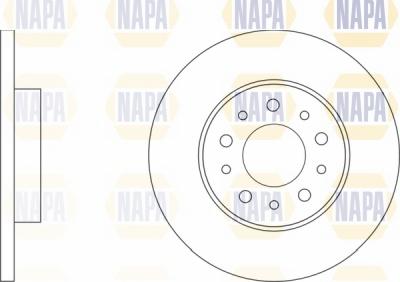 NAPA NBD5661 - Спирачен диск vvparts.bg