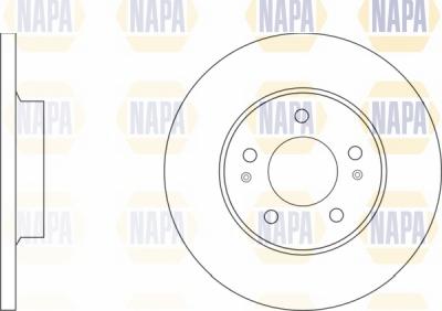 NAPA NBD5663 - Спирачен диск vvparts.bg