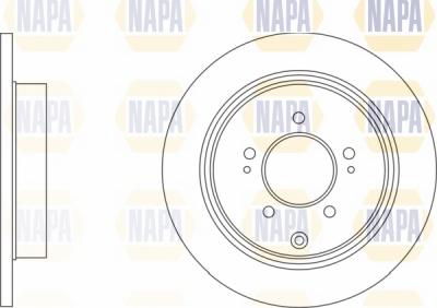 NAPA NBD5689 - Спирачен диск vvparts.bg