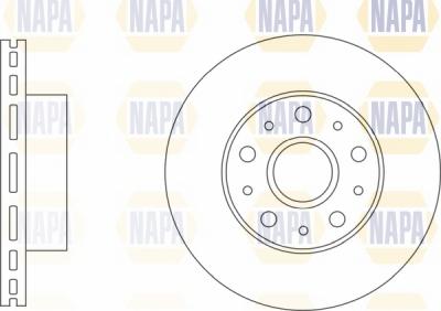 NAPA NBD5688 - Спирачен диск vvparts.bg