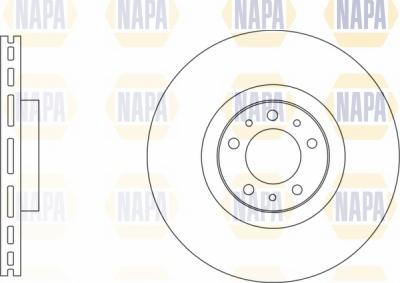NAPA NBD5096 - Спирачен диск vvparts.bg
