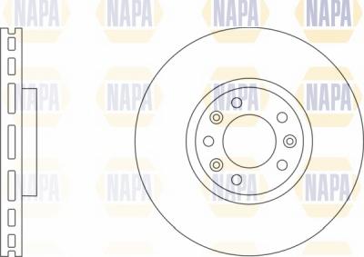 NAPA NBD5066 - Спирачен диск vvparts.bg
