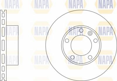 NAPA NBD5013 - Спирачен диск vvparts.bg