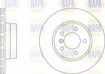 NAPA NBD5082 - Спирачен диск vvparts.bg