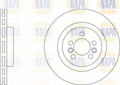 NAPA NBD5192 - Спирачен диск vvparts.bg