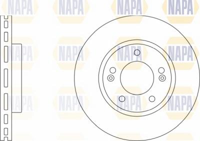 NAPA NBD5152 - Спирачен диск vvparts.bg