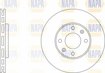 NAPA NBD5185 - Спирачен диск vvparts.bg