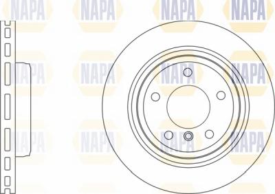NAPA NBD5174 - Спирачен диск vvparts.bg