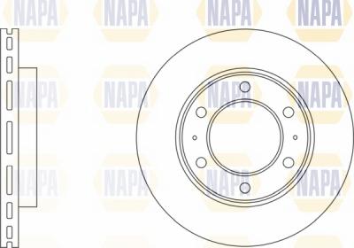 NAPA NBD5178 - Спирачен диск vvparts.bg