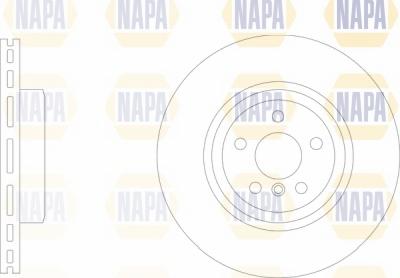 NAPA NBD5865 - Спирачен диск vvparts.bg