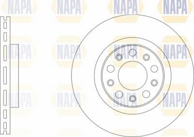 NAPA NBD5861 - Спирачен диск vvparts.bg