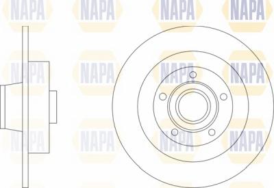 NAPA NBD5879 - Спирачен диск vvparts.bg