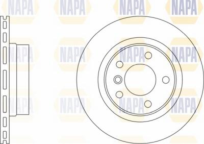 NAPA NBD5393 - Спирачен диск vvparts.bg