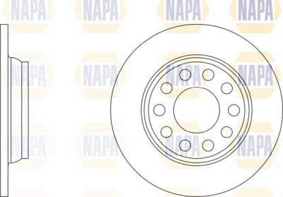 NAPA NBD5342 - Спирачен диск vvparts.bg