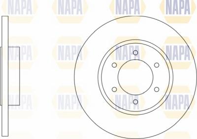 NAPA NBD5313 - Спирачен диск vvparts.bg