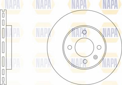 NAPA NBD5330 - Спирачен диск vvparts.bg