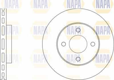 NAPA NBD5324 - Спирачен диск vvparts.bg