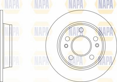 NAPA NBD5292 - Спирачен диск vvparts.bg