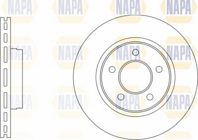 NAPA NBD5256 - Спирачен диск vvparts.bg