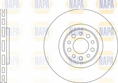 NAPA NBD5207 - Спирачен диск vvparts.bg