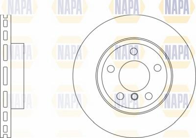 NAPA NBD5225 - Спирачен диск vvparts.bg